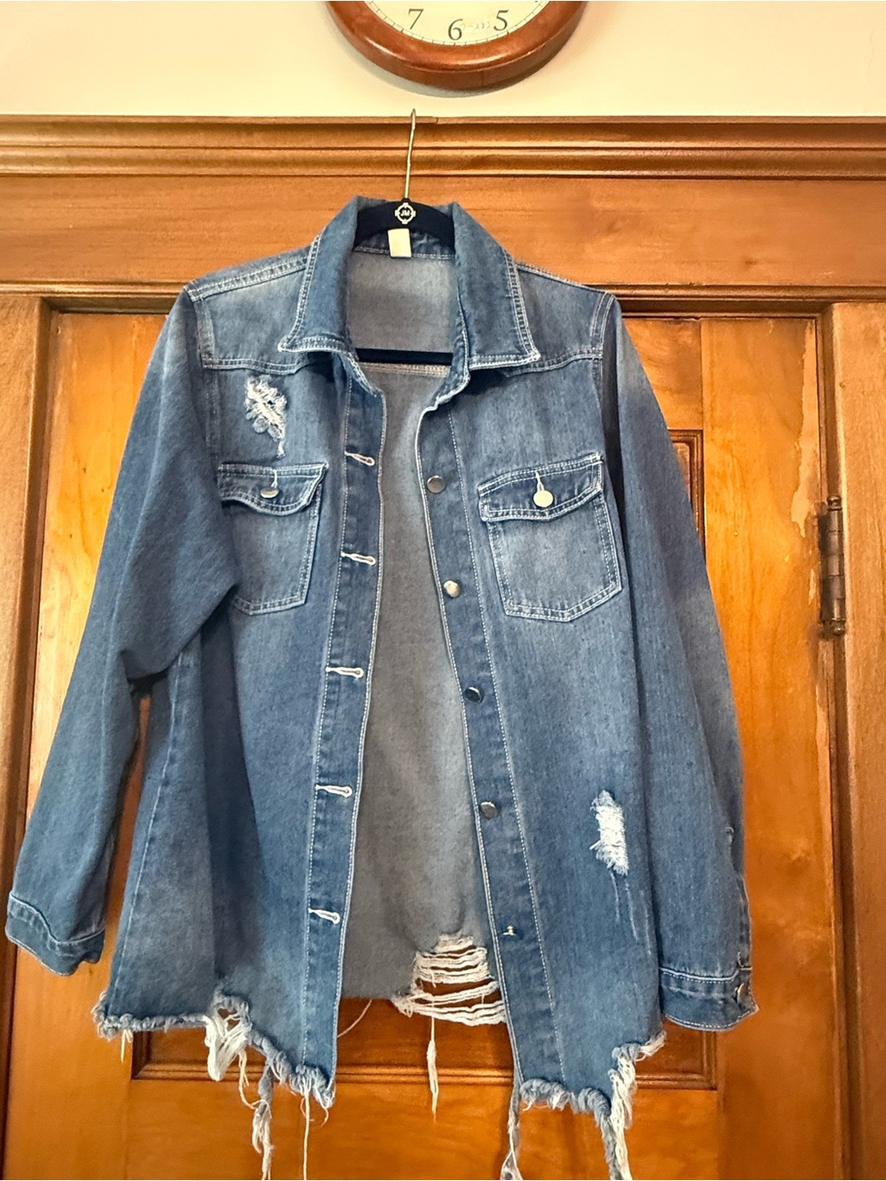 Light Blue Women's Denim Jacket